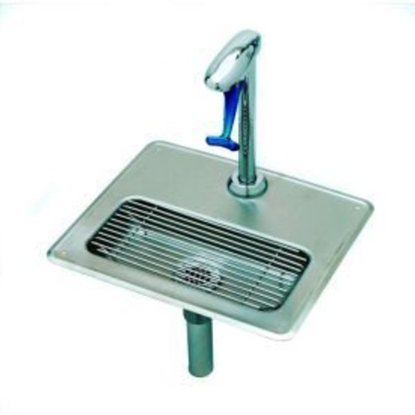 T&S Brass B-1230 B-1230 Water Station w/ Pedestal Type Glass Filler, Steel Drip Pan, T&S Brass, Mfr#: B-1230